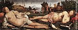 Piero Di Cosimo Famous Paintings - Venus, Mars, and Cupid
